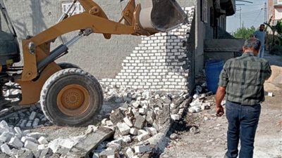 إزالة 11 حالة تعدٍ على الأراضي الزراعية وأملاك الدولة بالبحيرة