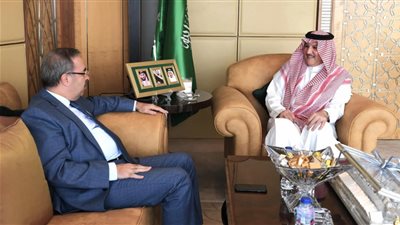 سفير المملكة لدى مصر يستقبل نظيره السوري