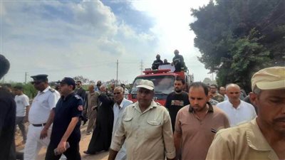 تشييع جنازة الرائد لبدة شهيد حريق مديرية أمن الإسماعيلية 