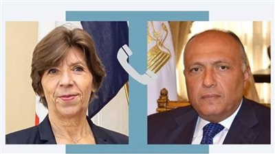 وزير الخارجية يناقش مع نظيرته الفرنسية جهود وقف التصعيد بين الجانبين الفلسطيني والإسرائيلي