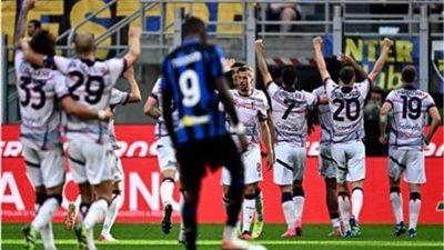 انتر ميلان يتعادل أمام بولونيا 2-2 بالدوري الإيطالي