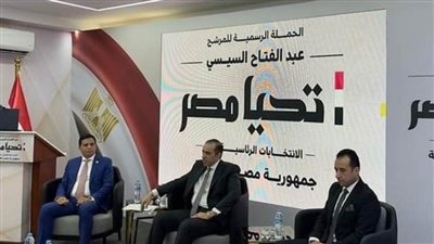 نصير: حماة الوطن يضع كافة إمكانياته ومقراته لدعم وتأييد الرئيس السيسي