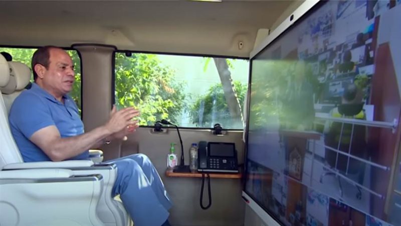 تفقد الرئيس السيسي