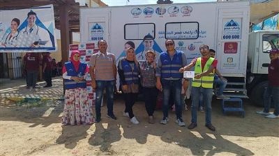 راعي مصر عضو التحالف الوطني تطلق ١٠٠ قافلة طبية خلال ١٠ أيام