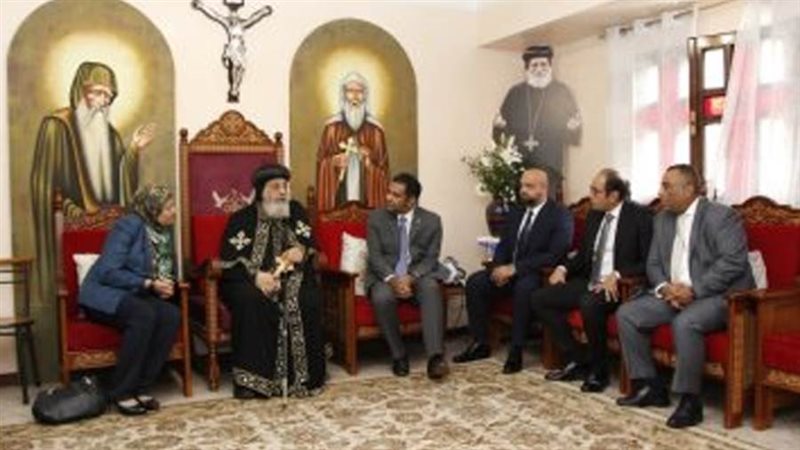 البابا تواضروس يستقبل