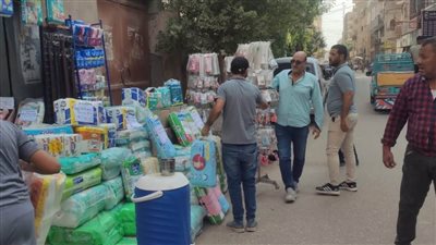 حملات مكثفة لإزالة الإشغالات بالمنيا 