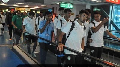 بعثة المنتخب الأوليمبي تغادر لمواجهة أوزبكستان وديًا  