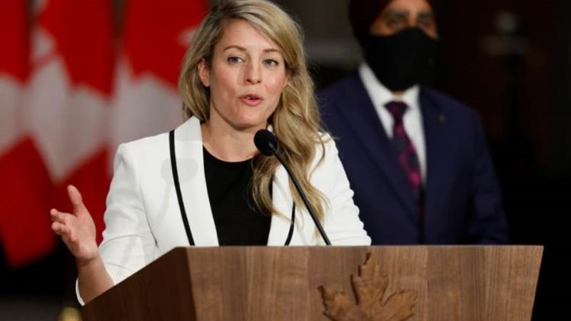 وزيرة الخارجية الكندية