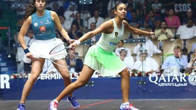 نور الشربيني وهانيا الحمامي تتأهلان لنهائي بطولة أمريكا للإسكواش