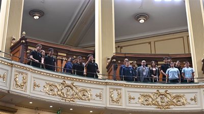 مجلس النواب يستقبل وفداً طلابياً من مدرسة ايليت الدولية