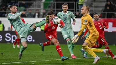 تعادل سويسرا مع بيلاروسيا (3 ـ 3).. وفوز التشيك على جزر فاروه بهدف نظيف في تصفيات 