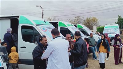 القافلة الطبية المجانية بمركز شباب البعالوة الكبرى تستقبل ٧٢٦ مواطنًا 