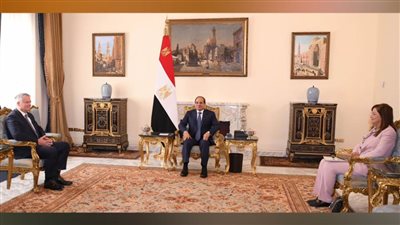 عاجل..  الرئيس السيسي يستقبل 