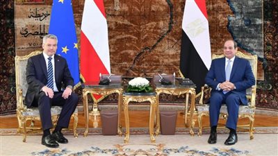 عاجل..المستشار النمساوي يشيد بالاتصالات الناجحة التي أجراها مع الرئيس السيسي بشأن فلسطين