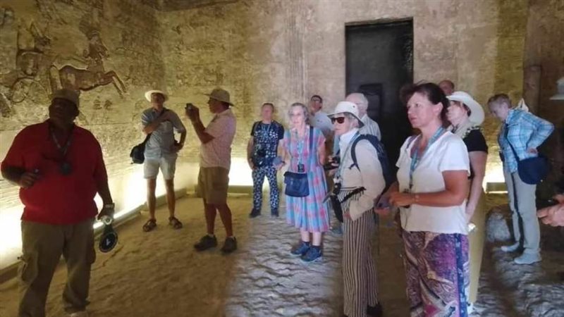 وفود اثريه بالمنيا