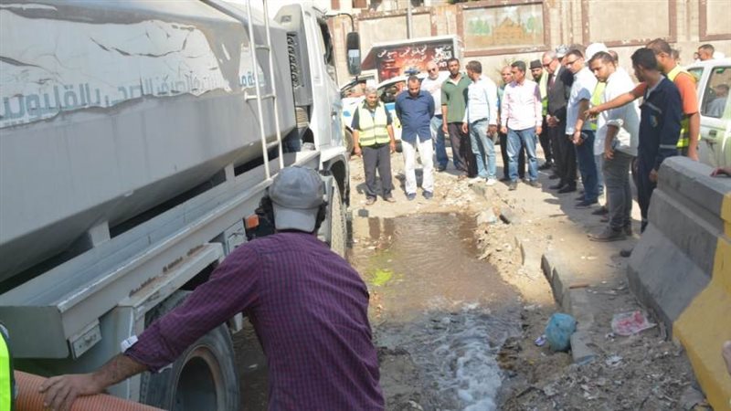 مناورة لصرف مياه