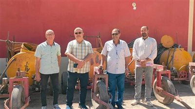 وصول دفعه أولى من مواتير الرش الأرضية لمديرية الزراعة بالوادي الجديد  