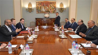 بدء جلسة المباحثات بين شكرى وسكرتير عام الأمم المتحدة