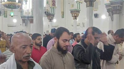 صلاة الغائب على أرواح شهداء غزة بمساجد بني سويف