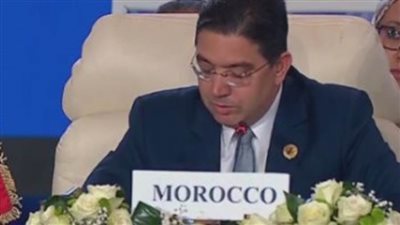 وزير خارجية المغرب يطالب بضرورة وقف الأعمال العدائية في قطاع غزة