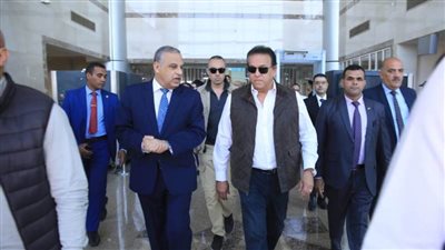 محافظ سوهاج يستقبل وزير الصحة والسكان لتفقد عدد من المستشفيات 