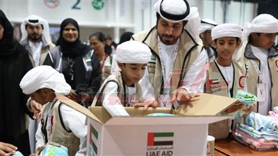 استمرار حملة الإمارات الإغاثية لغزة عبر مصر