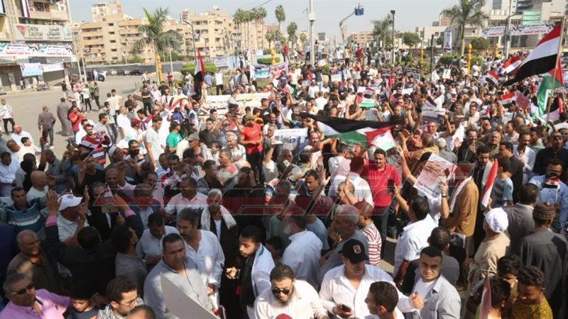 المظاهرات الحاشدة