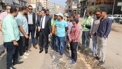 محافظ المنوفية يتفقد مشروعات حياة كريمة بأشمون
