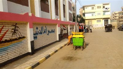 حملات مكثفة للنظافة ورفع الإشغالات بـمراكز المنيا