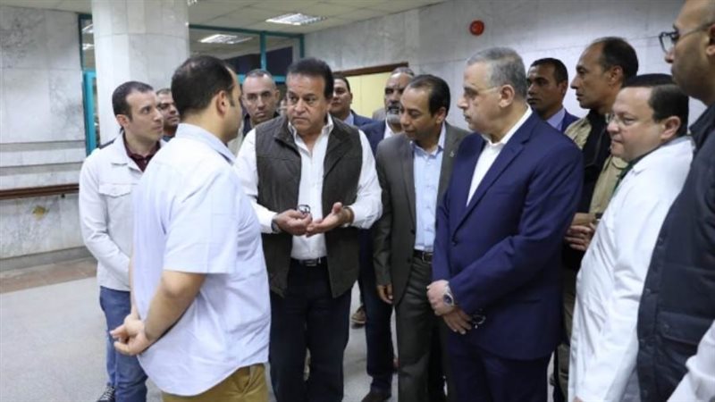 وزير الصحة بمستشفى