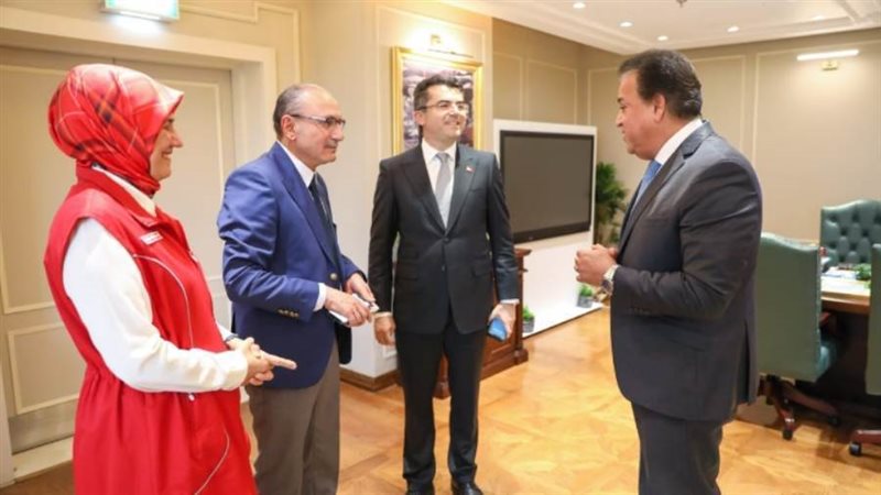 وزير الصحة في استقبال