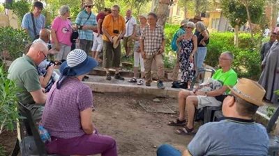 وفود سياحية ألمانية وإسبانية وأسترالية تزور المناطق الأثرية بالمنيا