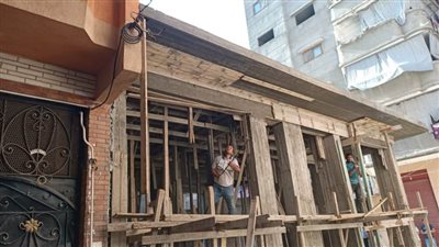 حملات مُكبرة لإزالة التعديات على الأراضي الزراعية وإيقاف أعمال البناء المخالف بأحياء الثغر