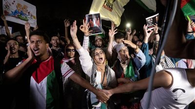   عشرات الآلاف يتظاهرون في المغرب تضامنا مع غزة