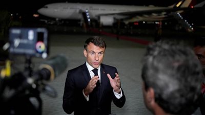 عاجل.. ماكرون: متضامن مع جهود مصر وأكرر دعوتي لهدنة إنسانية