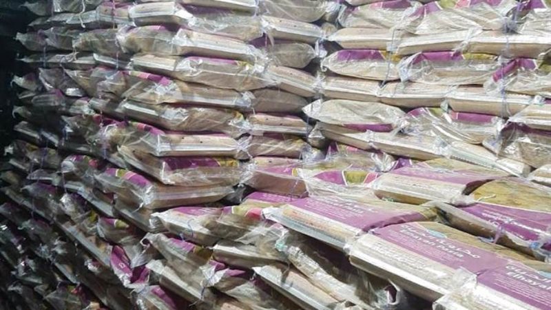 مضبوطات أرز