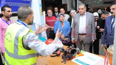 رئيس جامعة كفر الشيخ يفتتح فعاليات ملتقى السلامة والصحة المهنية