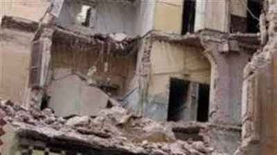 انهيار منزل مهجور في شبرا الخيمة دون خسائر بشرية