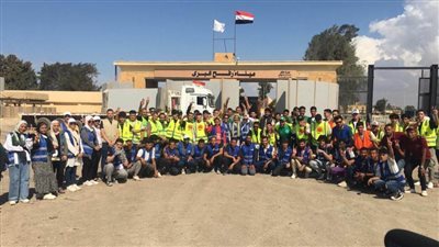 التحالف الوطني يعلن الانتهاء من تسليم القافلة الأولى بالكامل المُحملة بالمساعدات الإغاثية للجانب الفلسطيني