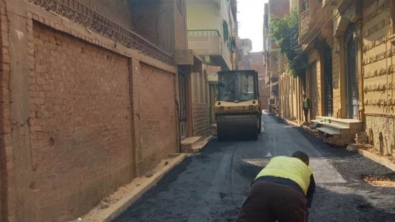 مشروعات رصف الطرق