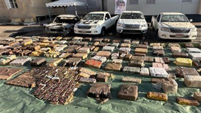 أجهزة الأمن تضبط 5 أطنان حشيش بالبحر الأحمر