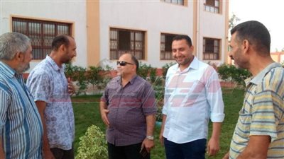 الشافعي يتفقد مدرسة الشهيد لطفي بسيوني بالسحماوي 