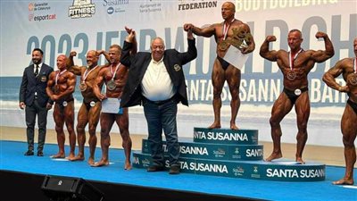 مصر تحصد اول ميدالية لفراعنة كمال الأجسام في بطولة العالم بإسبانيا