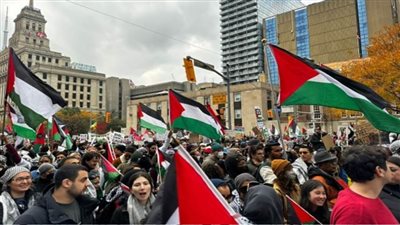 عاجل.. عشرات الآلاف يتظاهرون في كندا للمطالبة بوقف إطلاق النار في غزة
