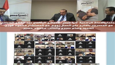  الحملة الرسمية للمرشح الرئاسي عبد الفتاح السيسي تلتقي وفداً من المصريين في الخارج