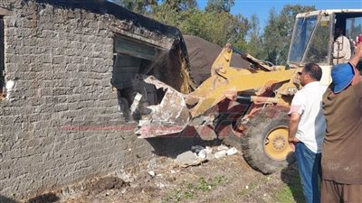 إزالة 6 حالات بمساحة 5 قراريط 8 سم بمركز دسوق في كفر الشيخ