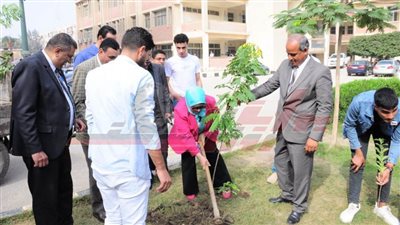 استمرار فعاليات الأسبوع البيئي لكليات جامعة كفر الشيخ 