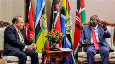 السفير المصري في نيروبي يلتقي نائب الرئيس الكيني