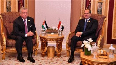 الرئيس السيسي والعاهل الأردني: استقرار المنطقة لن يتأتي إلا عن طريق حفظ حقوق الشعب الفلسطيني