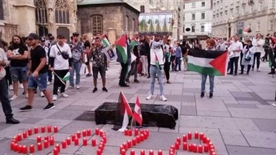 وقفة تضامنية جديدة داعمة لصمود غزة 